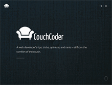 Tablet Screenshot of couchcoder.com